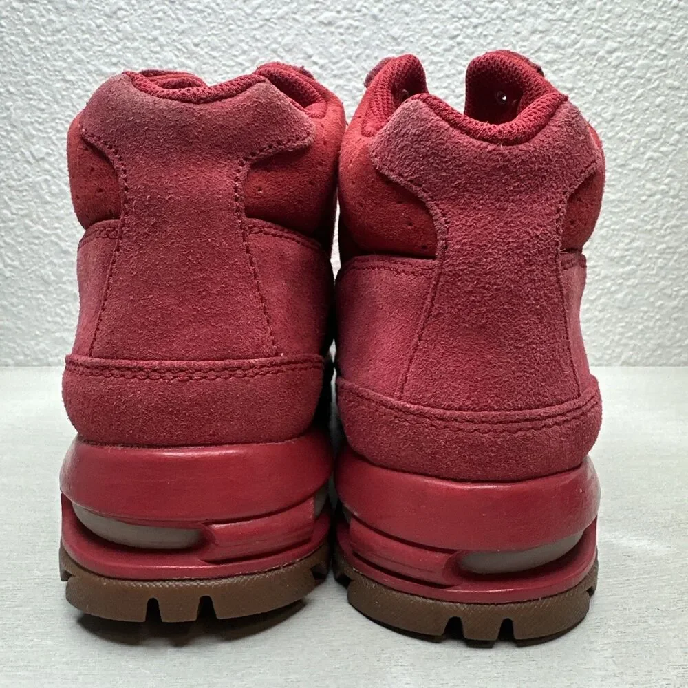 Nike Air Max Goadome GS Boots 311567-602 Gym Red Gum Size 5Y OR Women's 6.5